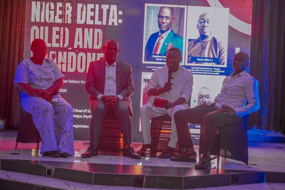 Panel discussion at the Niger Delta: Oiled and Abandoned premiere
